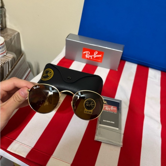 Ray-Ban Round Metal Sunglasses g-15 Lens - Picture 1 of 7